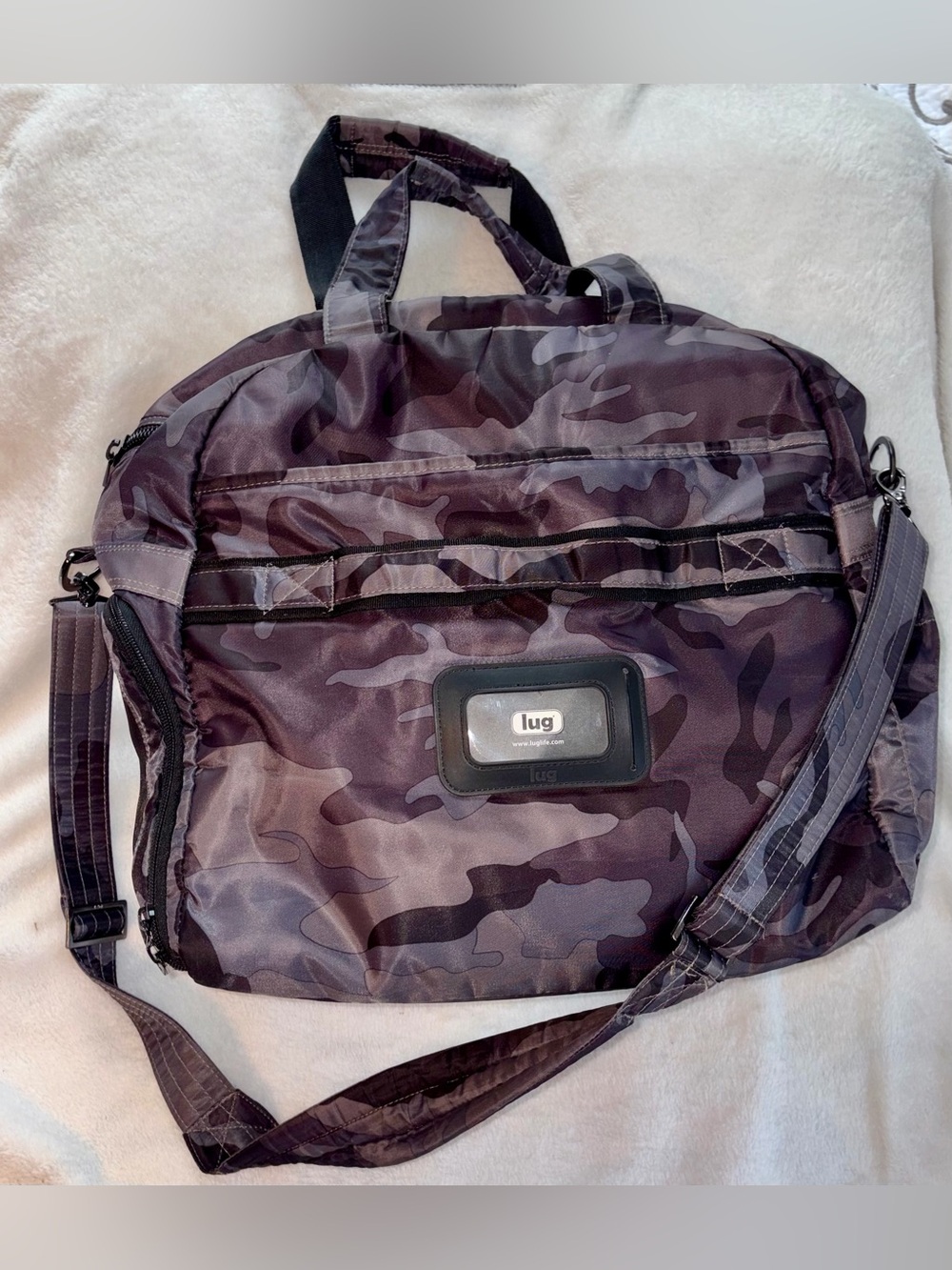 LUG Boxer Overnight Bag Quilted Camo